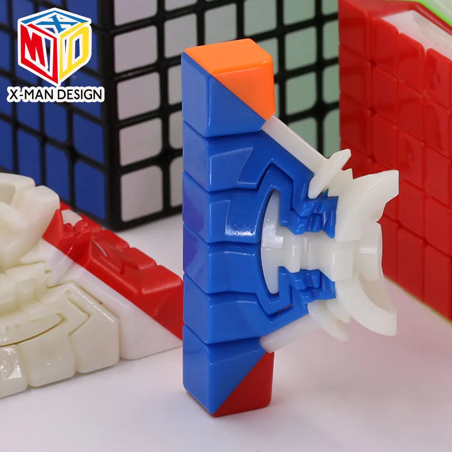 Головоломка, магический куб QiYi Xman 6x6x6 6*6*6 Shadow M, магнитный кубик, профессиональная образовательная головоломка, твист, игрушки мудрости, логическая игра Z