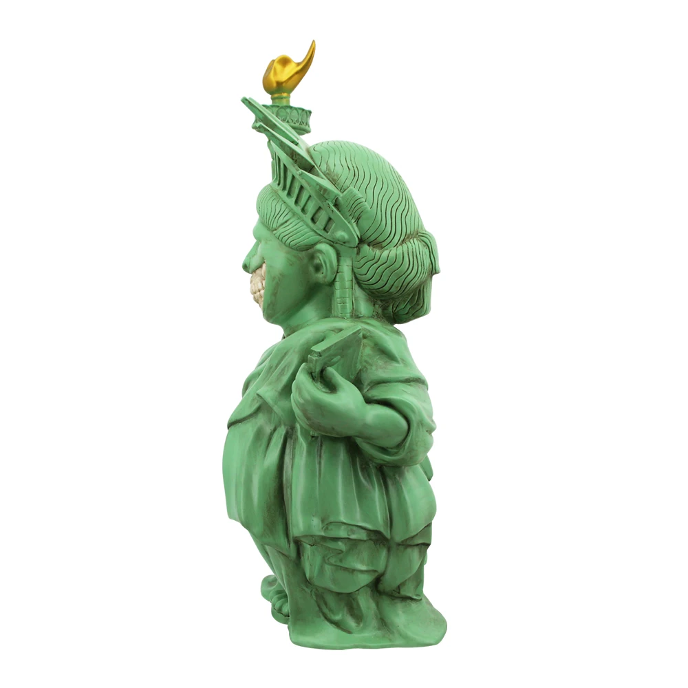 Рон английский kaws забавная скрабби Статуя Свободы зеленая высота 57 см | Игрушки и