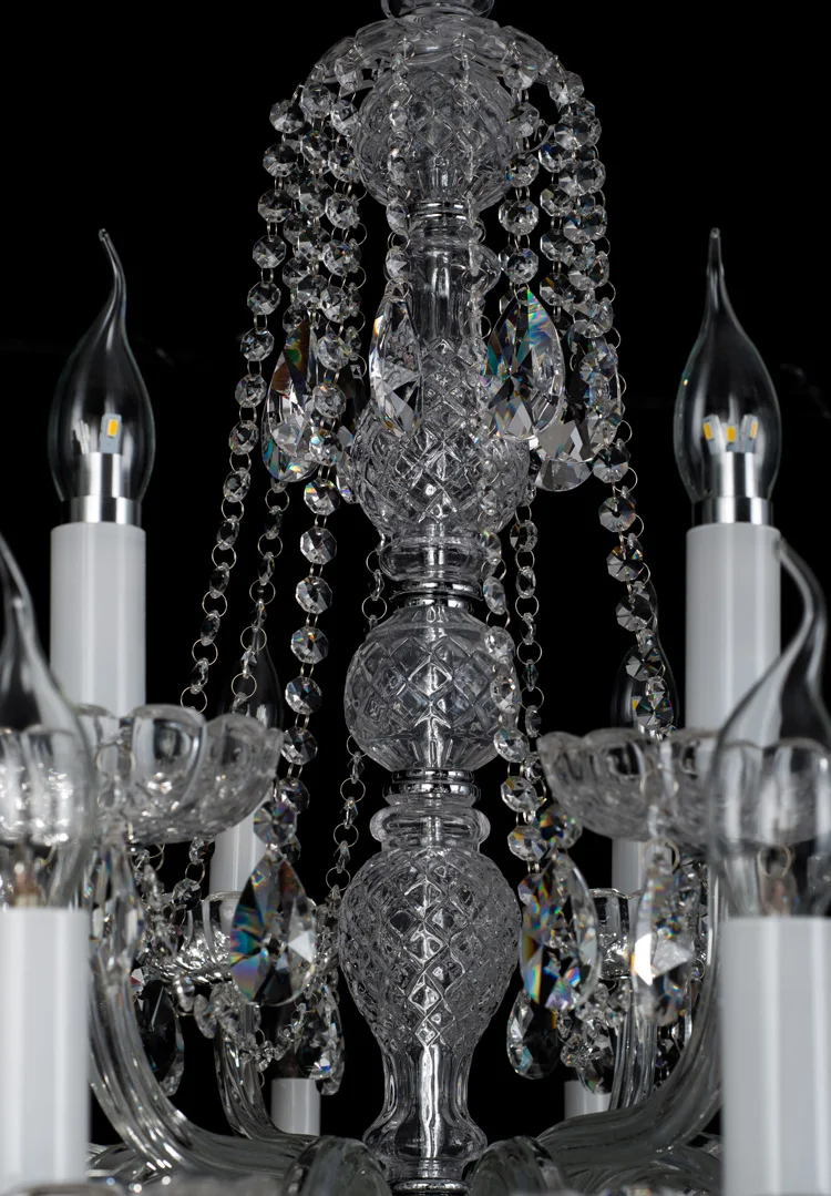 Новый европейский стиль Хрустальная Подвеска Современная Роскошная лампа для