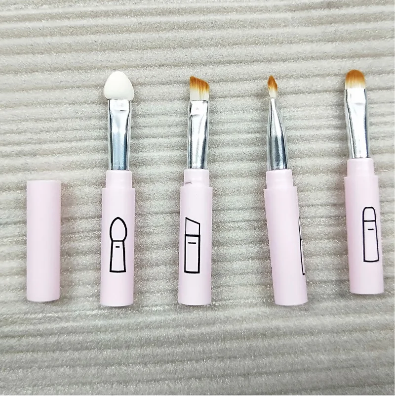 4 in one cosmetic brush multifunctional removable lip line eye shadow sponge brush. | Красота и здоровье