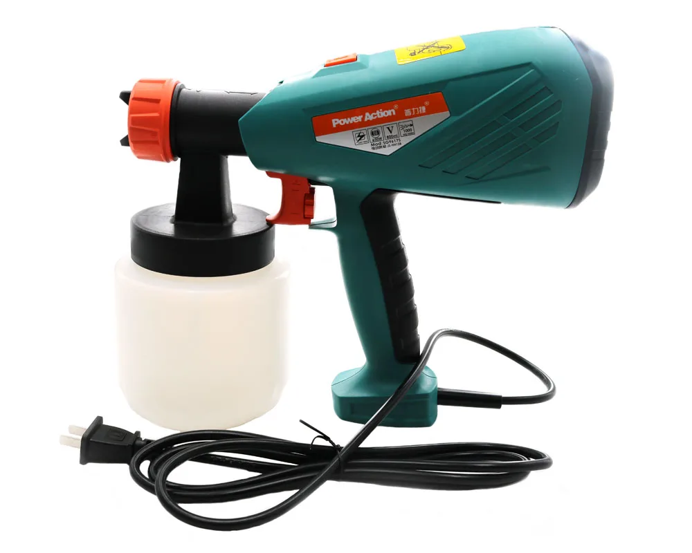 Новый электрический пистолет-распылитель 650 Вт для краски 800 мл DIY 1 8 мм