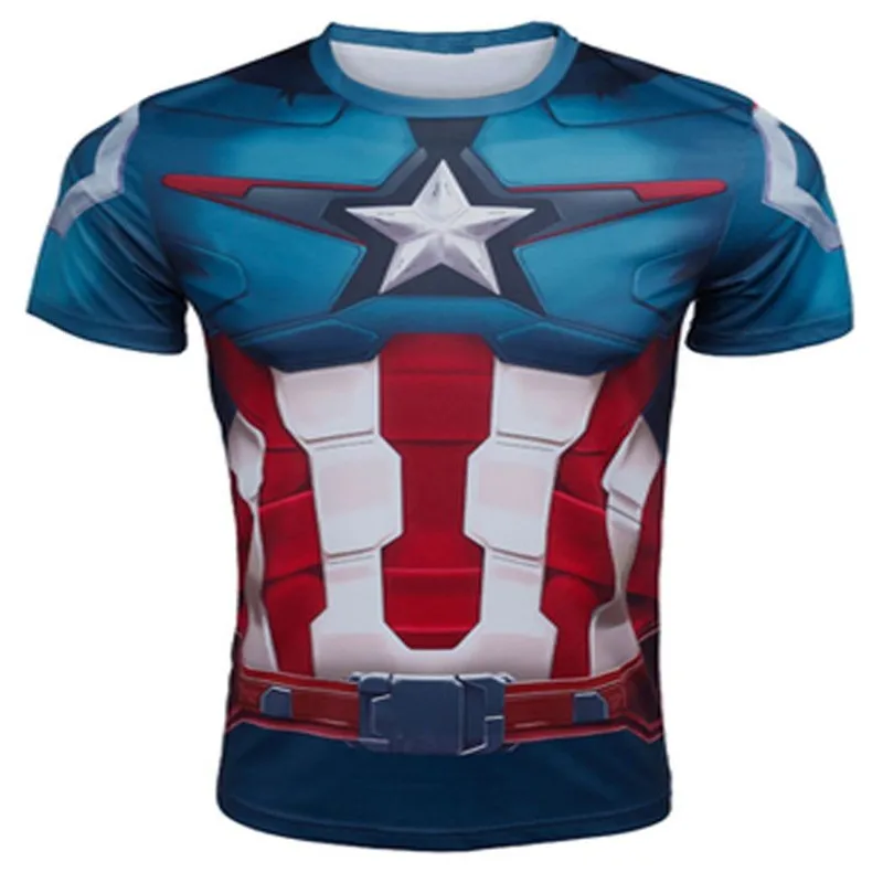 2016 hot sales superhero cycling avengers bike T-shirt iron man winter soldiers marvel comics XS - 4 xl style clothing | Спорт и