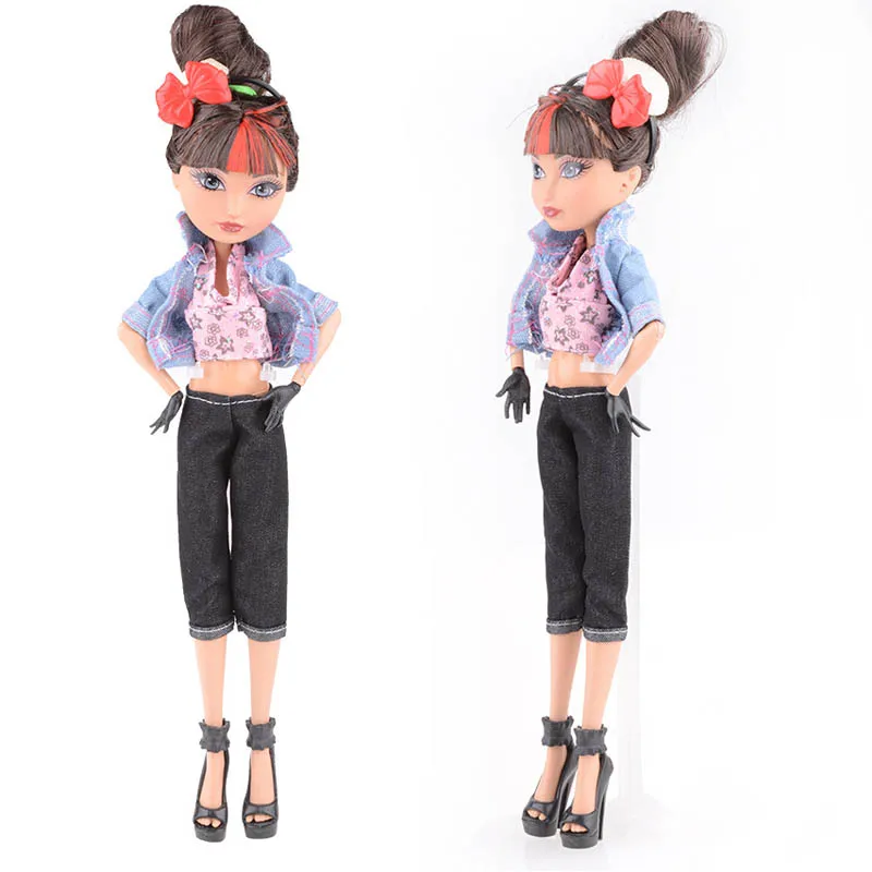 7 шт./лот, модная одежда, платья для куклы Monster High, платья для вечеринок, Vestidos, Повседневная Одежда для куклы детские игрушки Monster High