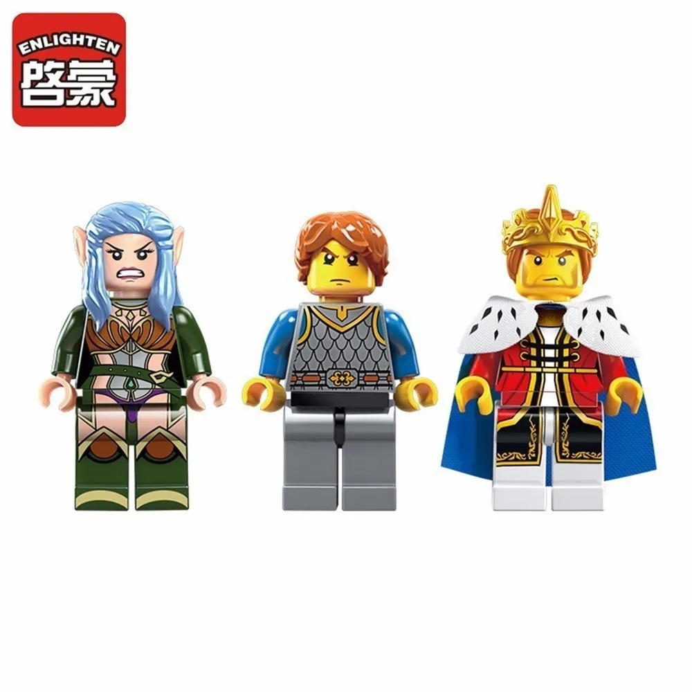 Просветите детские игрушки подарки замок блоки для Building Block совместимые legoe