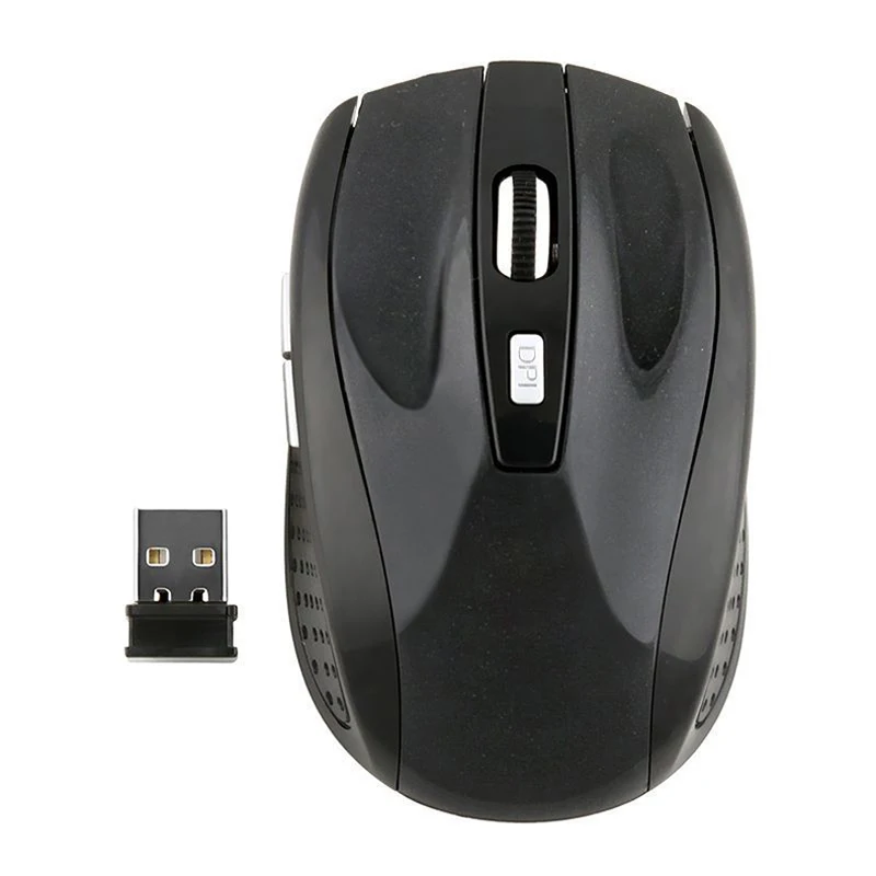 Беспроводная оптическая мышь 2 4 ГГц/мыши с приемником USB 0 для ПК ноутбука @ JH |
