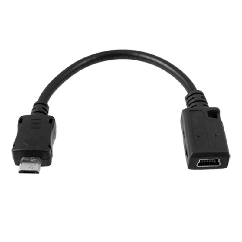 Мини 5 контактный Женский адаптер Черный Micro USB штекер #8|Кабели HDMI| |