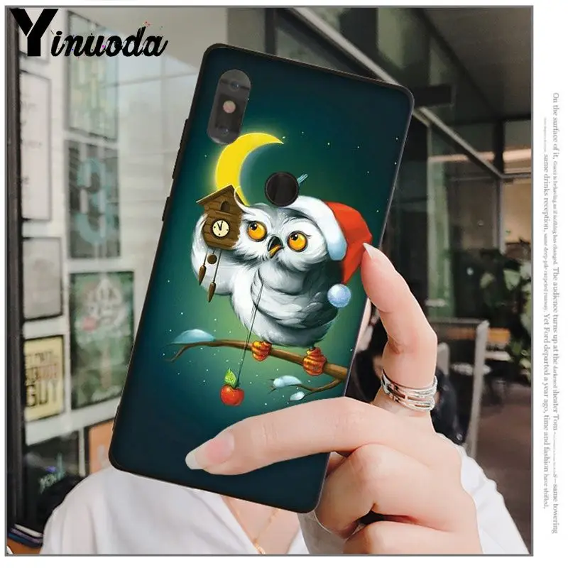 Yinuoda мультяшный милый чехол для телефона с изображением совы для Xiaomi mi 6 8 SE Note 3 mi Note 3 mi x 2 2s Res mi 5 Coque Shell