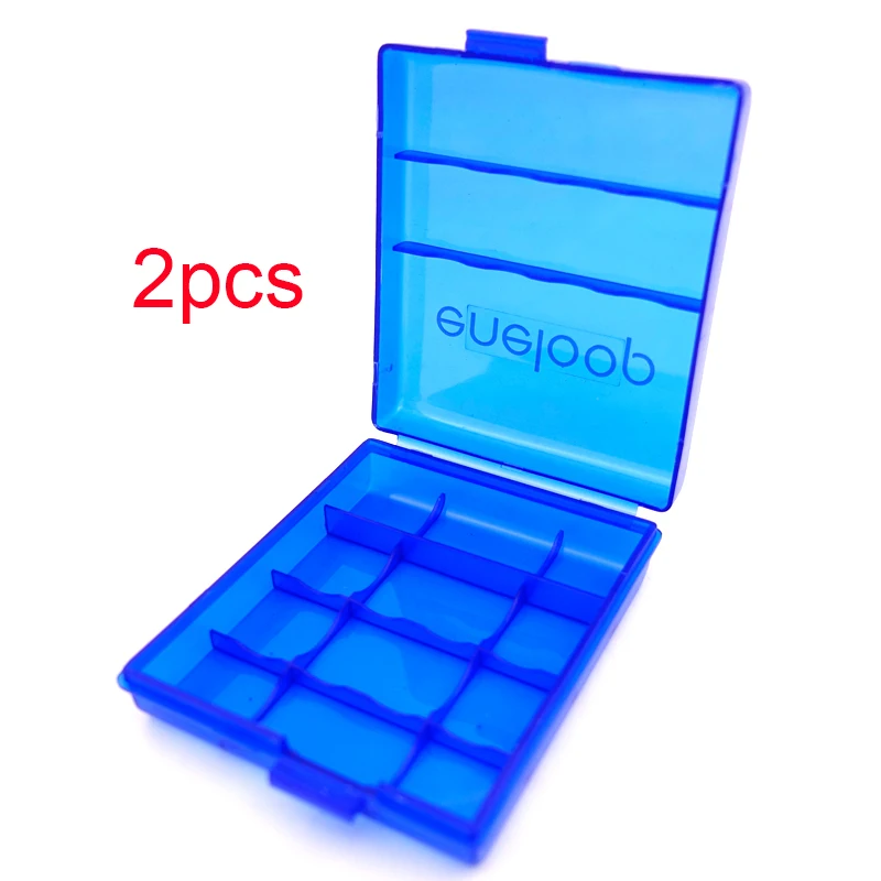 Прозрачная коробка для хранения батарей типа АА 2 шт. моделей гоночных