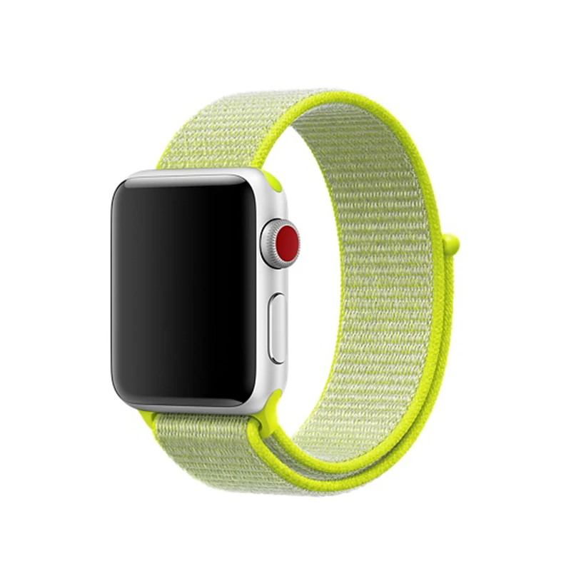Последние обновления Тканые нейлоновые Ремешки для наручных часов iWatch Apple Watch Sport