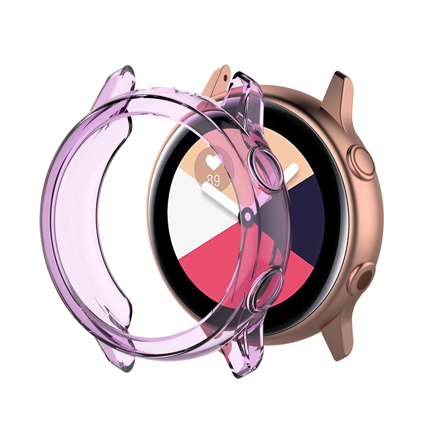 Мягкий умный чехол FIFATA для Samsung Galaxy Watch прозрачный защитный из ТПУ часов