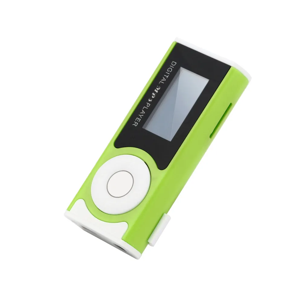 Мини-usb клип, ЖК-экран, MP3-плеер, медиаплеер, поддерживает 8 ГБ, Micro SD, для музыкального плеера, медиаплеер 2,04# M09