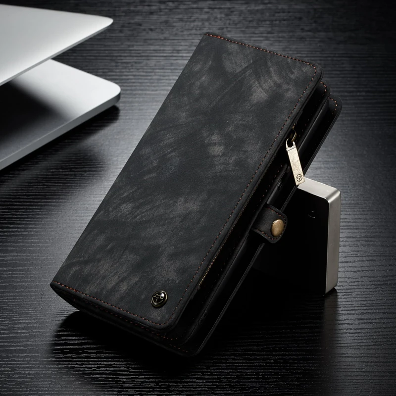 Luxury Retro Wallet Leather Case For Samsung Galaxy A70 A50 A40 A30 A20 Multi-function Card Slot Holder A50/A40/A70 | Мобильные