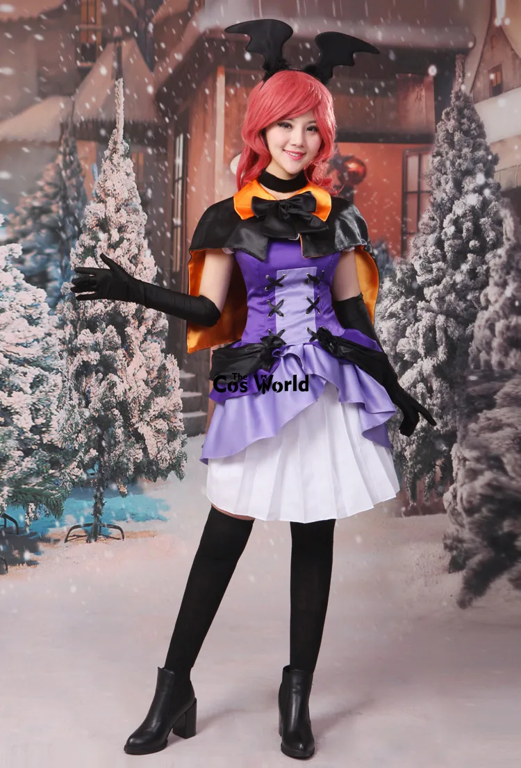 Love Live Dancing stars on me Maki Nishikino/костюм для Хэллоуина на Хэллоуин накидка топ платье