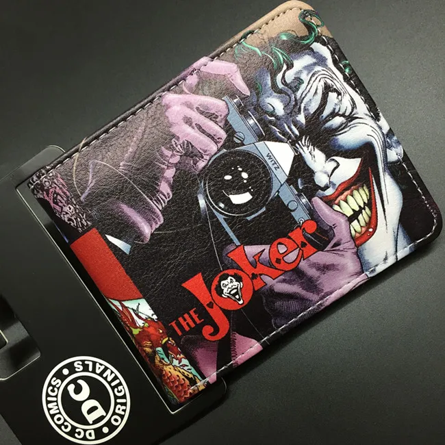 Самые красивые DC сумочки Marvel Бэтмен стрелка тонкие Чехол-бумажник в стиле «Джокер» кошелек с принтами "отряд самоубийц", "ПУ кошелек боль цена - Цвет: bf5
