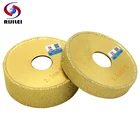 RIJILEI 74 мм пайки бриллиантами Мрамор шлифовального круга Угловая шлифовальная машина колесо профиля руки Гранит плоский край шлифовальные диски MX49