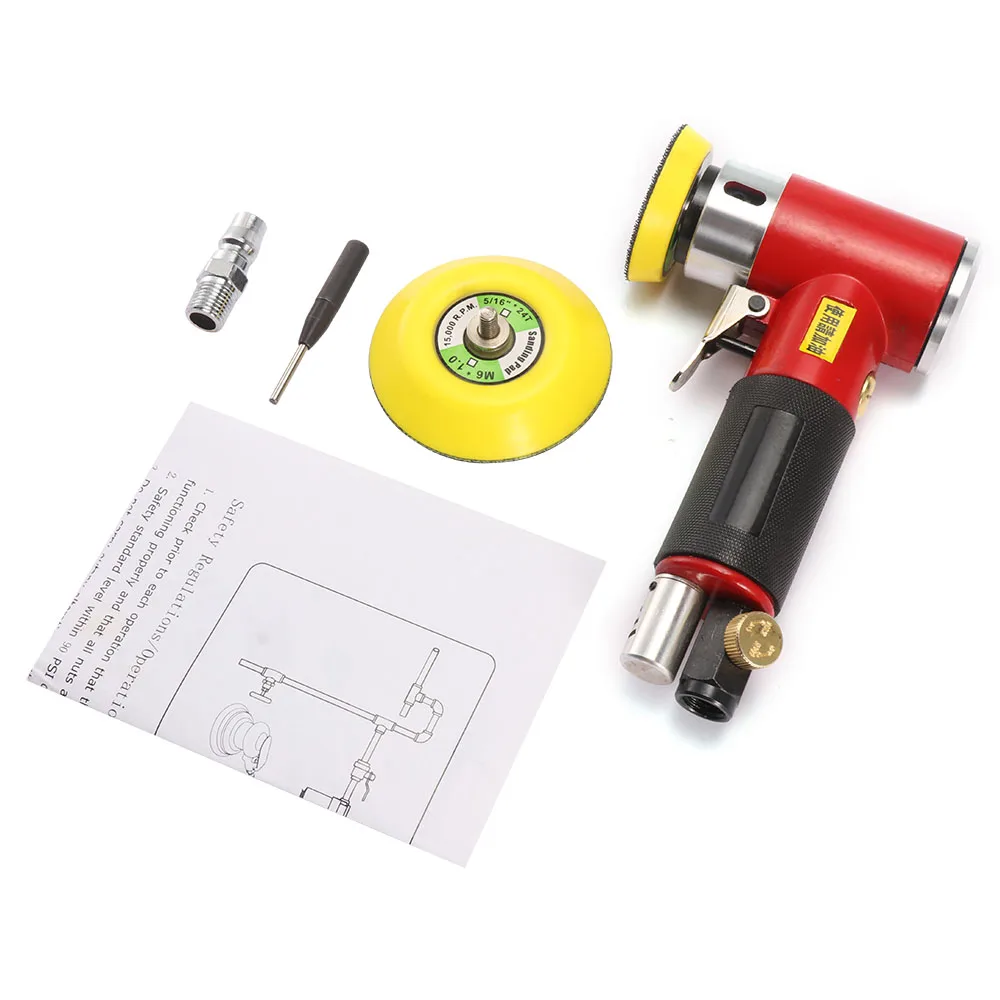 New Orbital Air Sander 50mm 74mm Mini Pneumatic Eccentric Grinder Spot Repair Polisher Light Weight Stability | Инструменты