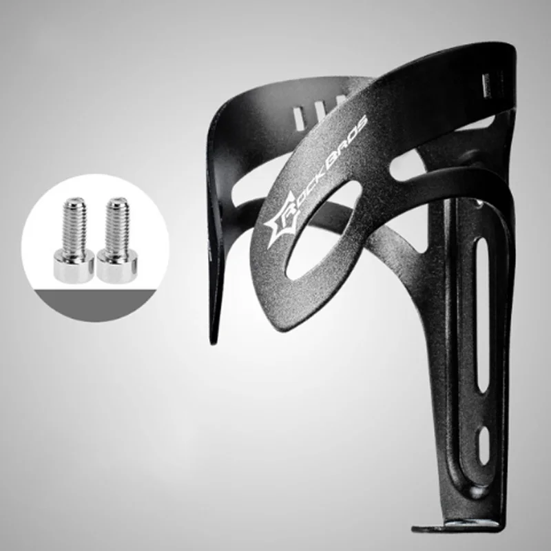 Style 2 Black Holder ROCKBROS велосипедный велосипед велосипедный держатель для бутылки с водой клетка стойка алюминиевый держатель и регулируемое оборудование Крепление Адаптер руль зажим - Цвет: Style 2 Black Holder