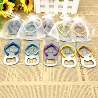 50pcslotfree shippingcustomized wedding favors flip flop bottle opener printing logo mix colors available party giveaways