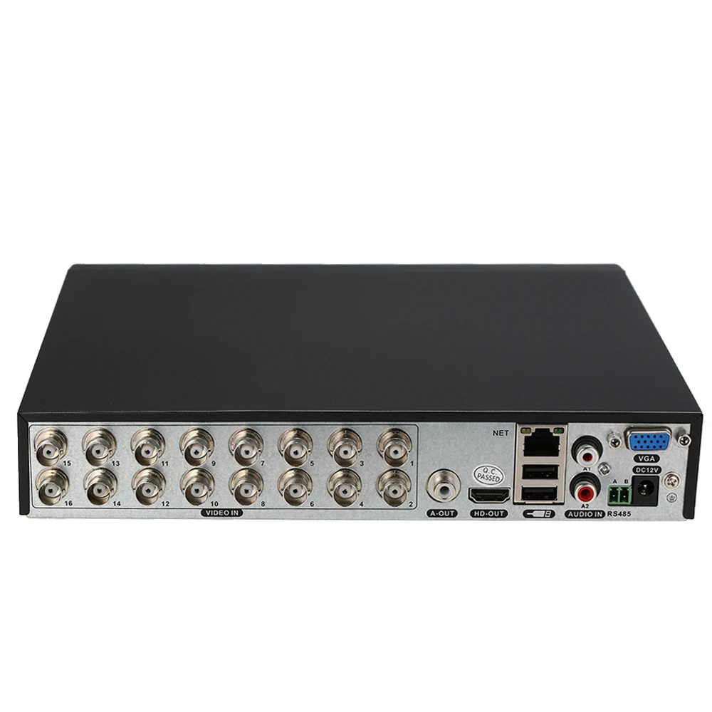 KKmoon 1080P 16CH Hybrid NVR AHD TVI CVI DVR 5 в 1 цифровой видео Регистраторы P2P облачная сеть Onvif