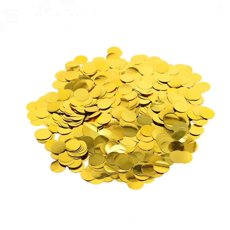 Gold 1,5 см 30 г PET блестки Конфетти Свадебные Конфетти День Рождения Аксессуары для воздушного шара стол Конфетти принадлежности для душа ребенка - Цвет: Gold