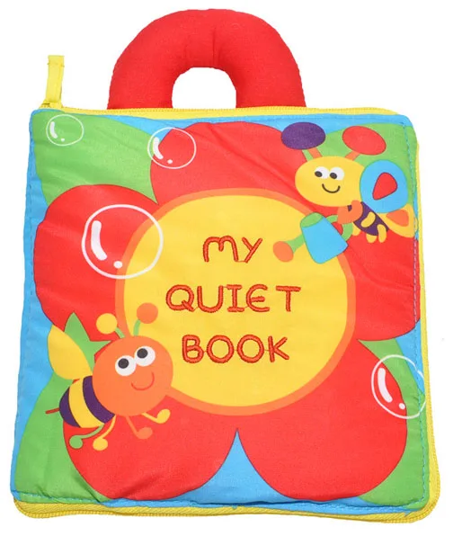Red cloth book Мягкая детская кроватка кровать коляска спиральная игрушка текстурированная Мобильная погремушка Висячие животные плюшевые игрушки Новорожденные Обучающие автокресла полотенце - Цвет: Red cloth book