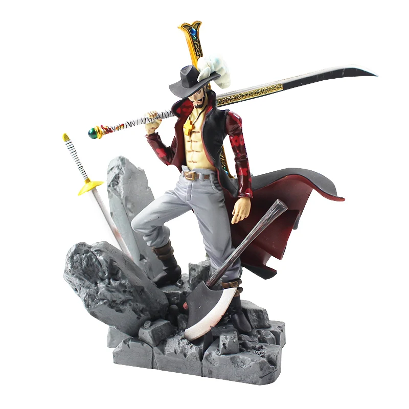 Фигурка аниме OP Luffy Dracule Mihawk экшн фигурка Sculture Banpresto Коллекционная модель из ПВХ