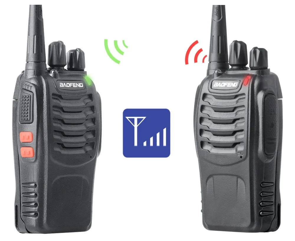 2 шт Baofeng BF-888S портативная рация 16CH bf 888s двухстороннее радио UHF 400-470MHz 2 шт охотничий трансивер с наушником