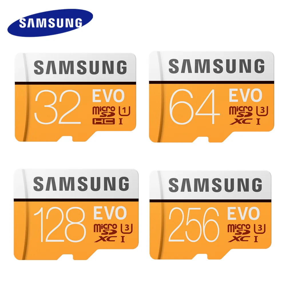 SAMSUNG 100 МБ/с. Microsd 256 ГБ 128 64 32 16 Class10 карта памяти Micro SD карты флэш для ПК телефон SDHC