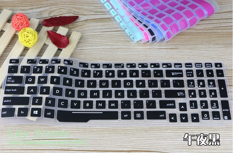 17 дюймов Тетрадь Клавиатура Защитная крышка для Asus ROG strix GL753 FX753 FX753V FX753VD FX753VE GL753VD GL753V GL753VE 17,3'' - Цвет: black