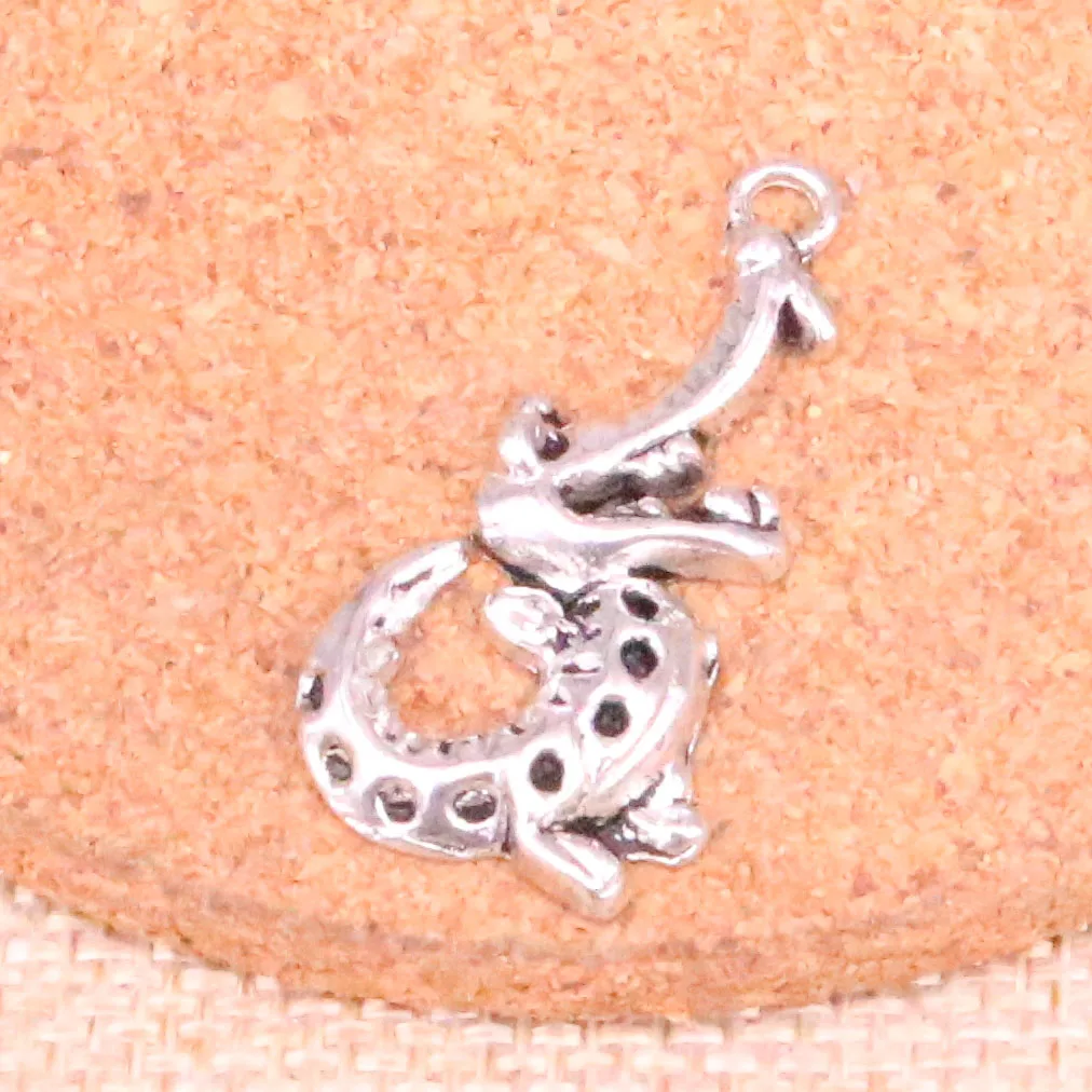 10 шт Аллигатор Крокодил подвески металлические для браслета и ожерелья