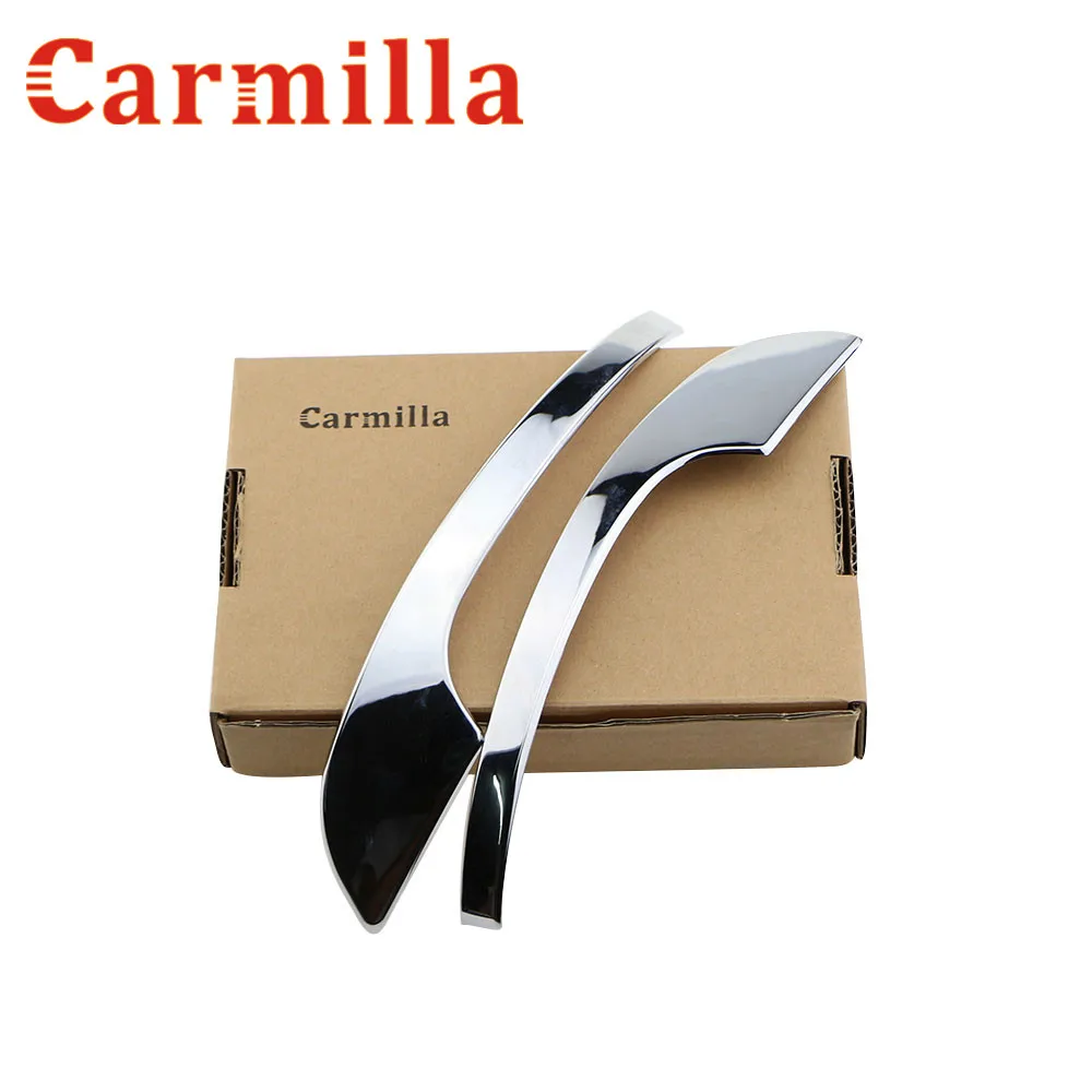 Автомобильная Поворотная фара Carmilla хромированные боковые зеркала полоса