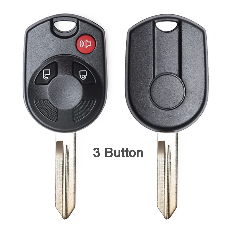 KEYECU 10x315 МГц 4D63 чип FCC: OUC6000022 2 + 1 3 3/4 Кнопка дистанционный ключ брелок от машины для