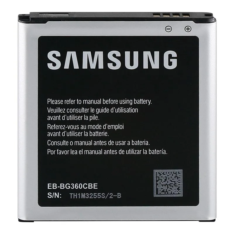 Оригинальная батарея Samsung для Galaxy Core Prime G360 G361 G360V G3608 G360H J2 J200 (2017) 2000mAh EB BG360BBE без