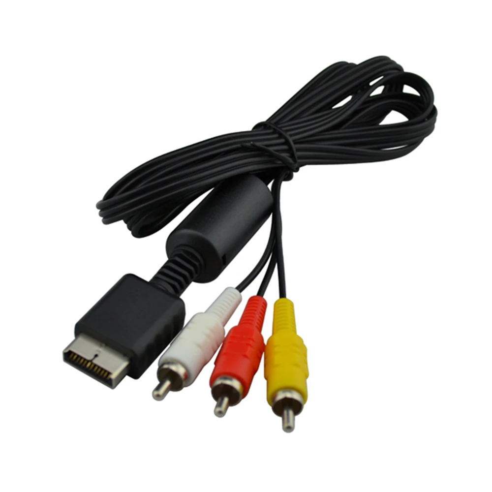 Высокое качество Аудио Видео AV кабель к RCA для PlayStation PS2 PS3 Sony Full needle|av cable for ps3|cable