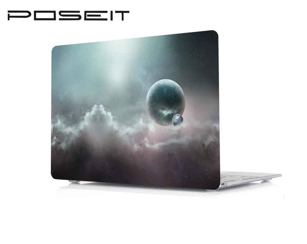 Новый жесткий чехол с принтом + чехол-клавиатура для Apple Macbook Pro 13 &quot15&quot Retina 12 15 Air 11