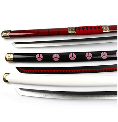 Один шт. роророноа Зоро сандай китсу/Wado Ichimonji/Shuusui аниме косплей меч (3