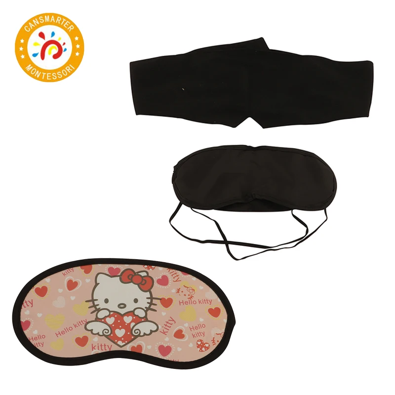 

Montessori Material Baby Toy Know Ball Shape Blinding Fold Cartoon Lovely Sleeping Early Education Toys