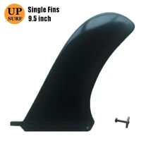 longboard fins 9 5length high quality center finssingle surfboard fins 9 5 inch center fins with screw