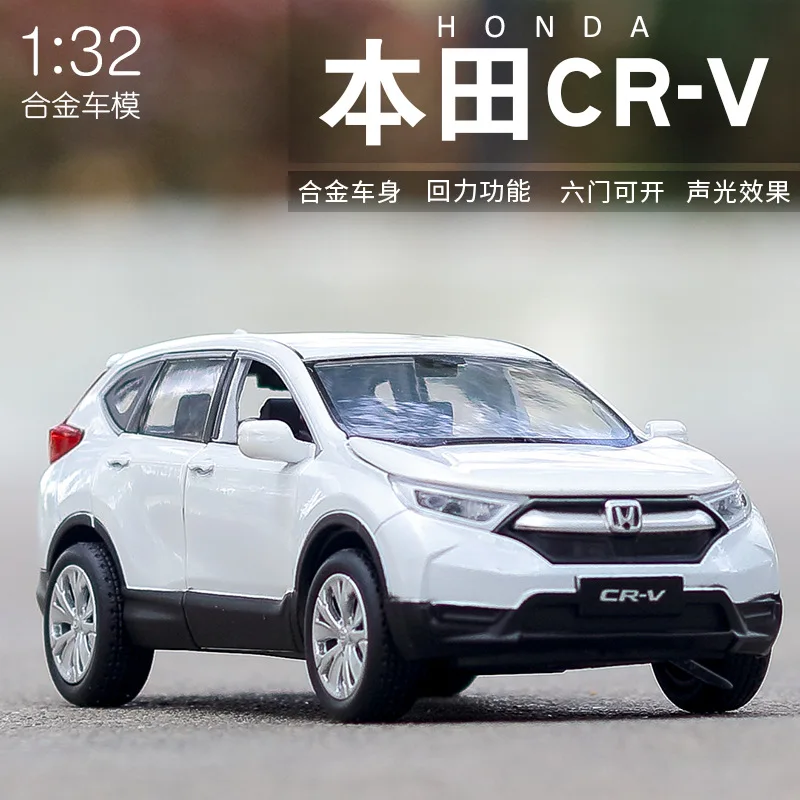 1:32 Honda CR V пояс со звуком и светом для автомобиля моделирование сплав модель