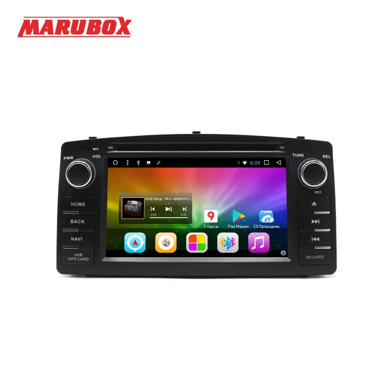 MARUBOX 6A900DT3 автомобильный мультимедийный плеер для Toyota Corolla E120 BYD F3 4 ядра Android 7 1 2 ГБ