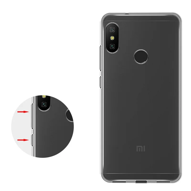 Прозрачный мягкий чехол для телефона Xiaomi Redmi 6A 3S 4 4A 4X 5A 6 5 Plus 7 Pro Note 3 | Мобильные