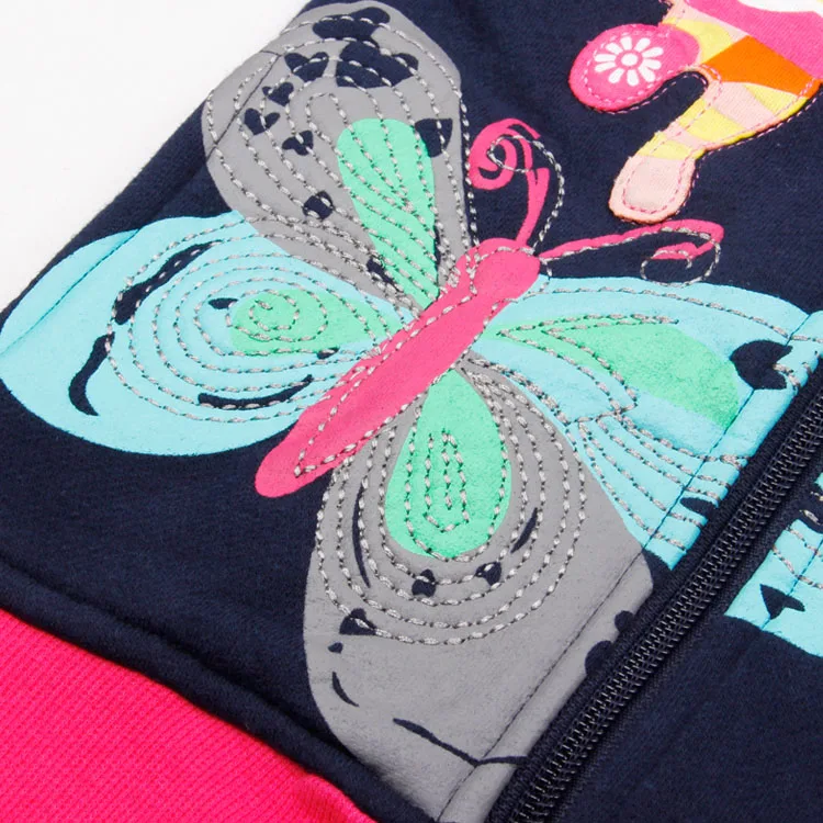 nova kids brand hoodies outerwear printing in the night garden sport cotton winter/autumn clothing sets for baby girls FG4655# | Мать и