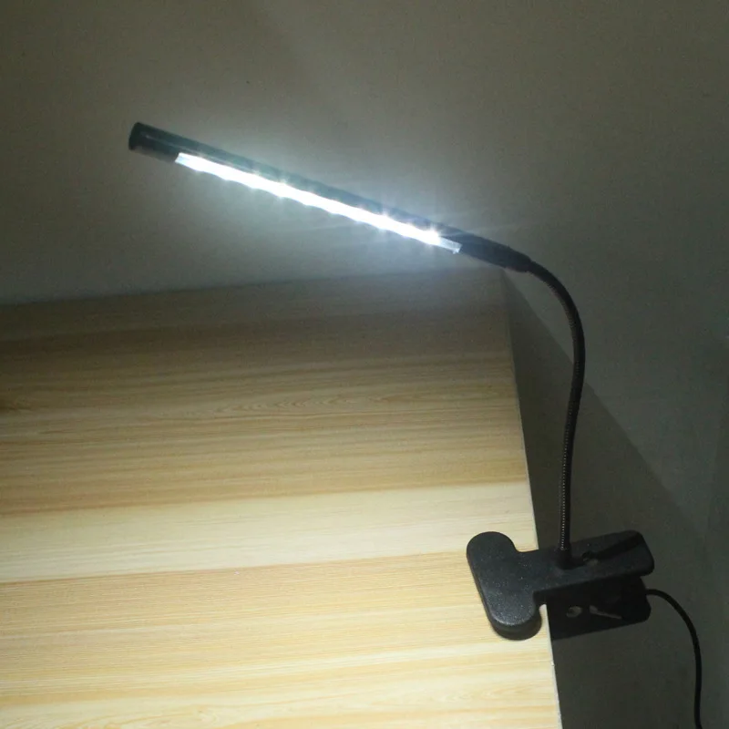Simple Led Clip Night Light Usb Eyes Protection Book Reading Lamp Creative Office Dormitory Study Desk | Лампы и освещение