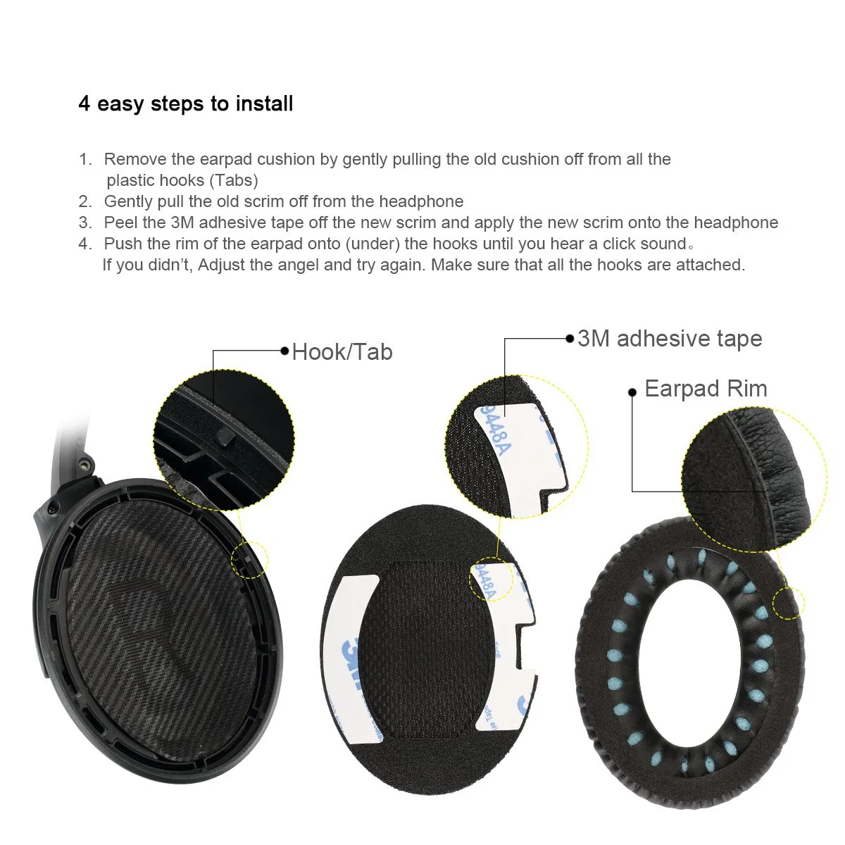 YSAGi 1 пара сменных пенный амбушюр наушники для BOSE QuietComfort15 QC2 QC15 QC25 QC35 AE2 аксессуары для наушников
