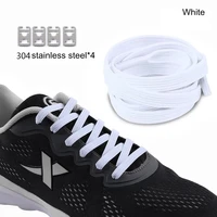 1pair 16 color no tie shoelaces elastic rubber shoe laces kids adult sneakers shoelaces flat quick shoelace 100cm lacets baskets