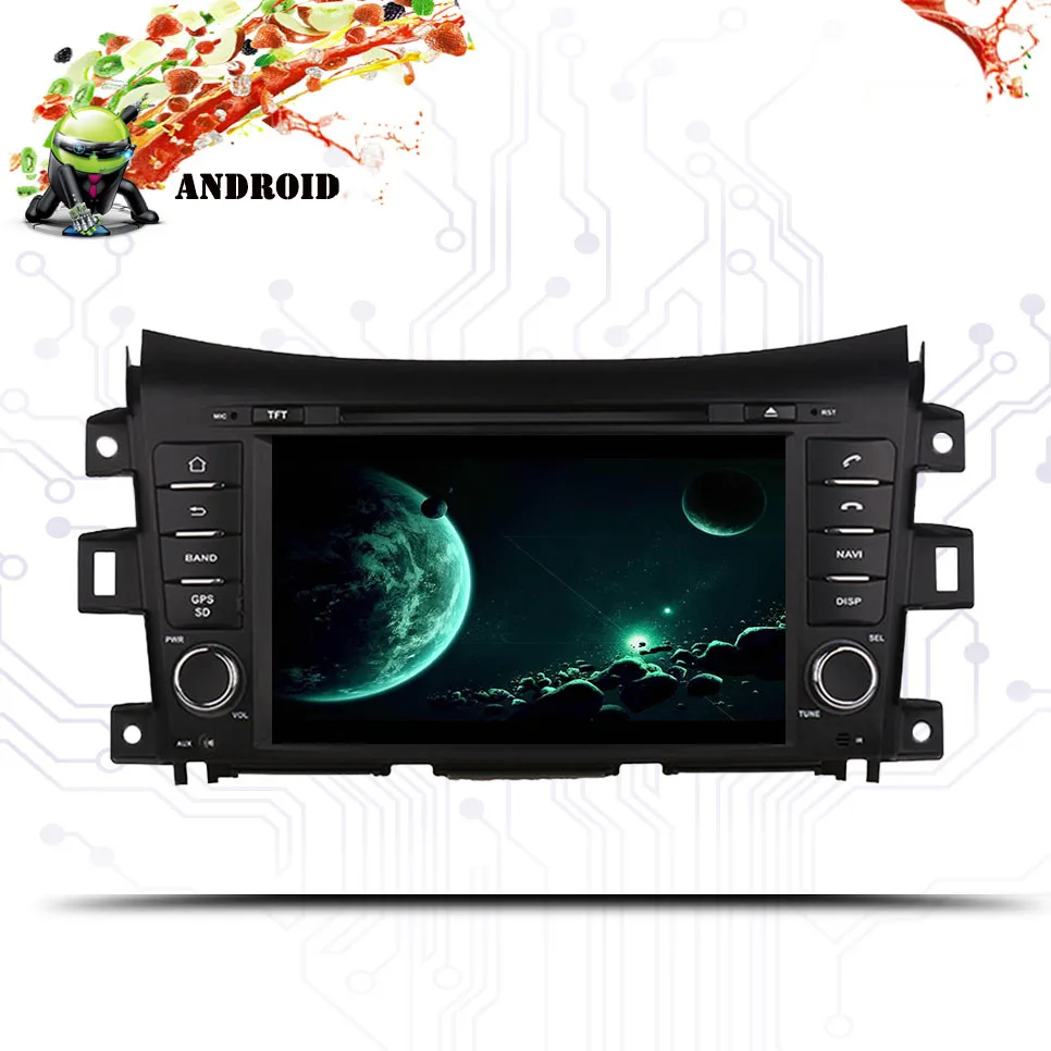 Автомобильный gps-навигация dvd-плеер радио IPS чистый Android 10.0For NISSAN NP300 Navara 2014 + стерео
