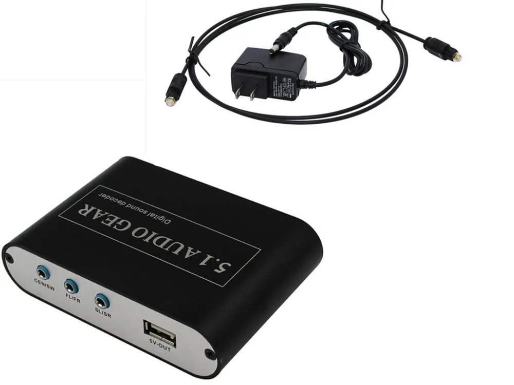 5,1 аудио декодер конвертер цифро-аналоговый декодер Spdif коаксиальный USB на RCA Поддержка DTS/AC3/Dolby для hd-плееров/DVD/XBOX360