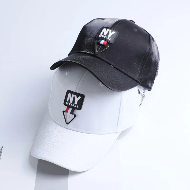 Новинка 2017 Брендовые мужские и женские шапки бейсбольная Кепка Gorras NY черная