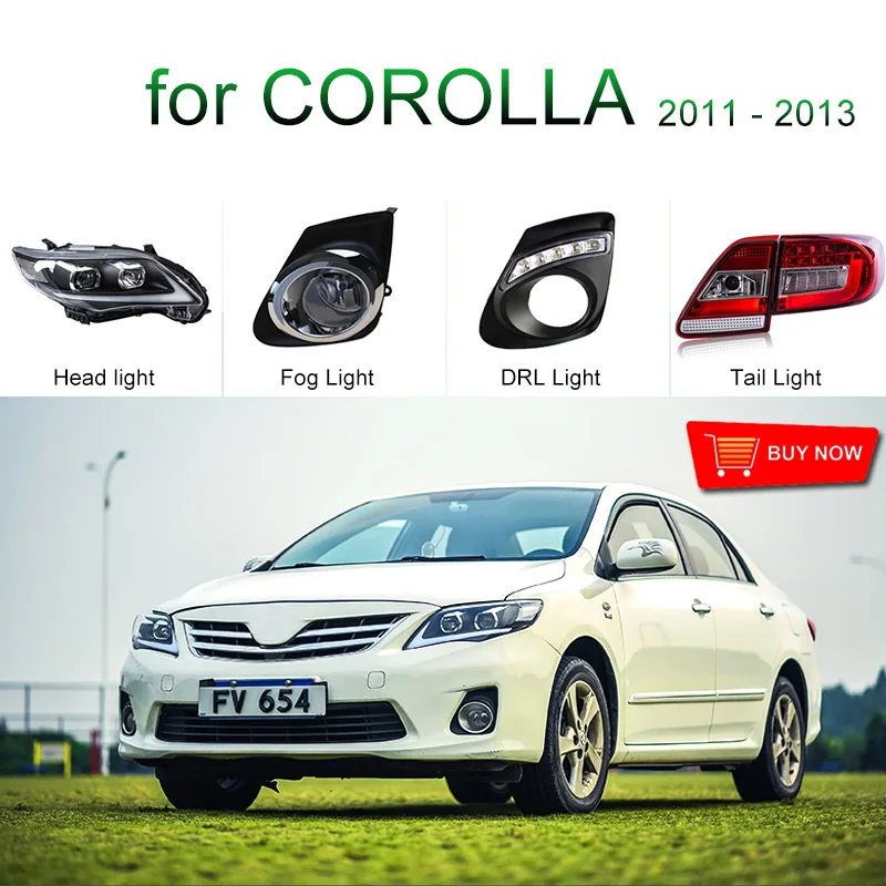 Светодиодный задний фонарь для Toyota Corolla 2011 2012 2013 с левой и правой стороны светодиодный задний светильник ходовой светильник задний фонарь