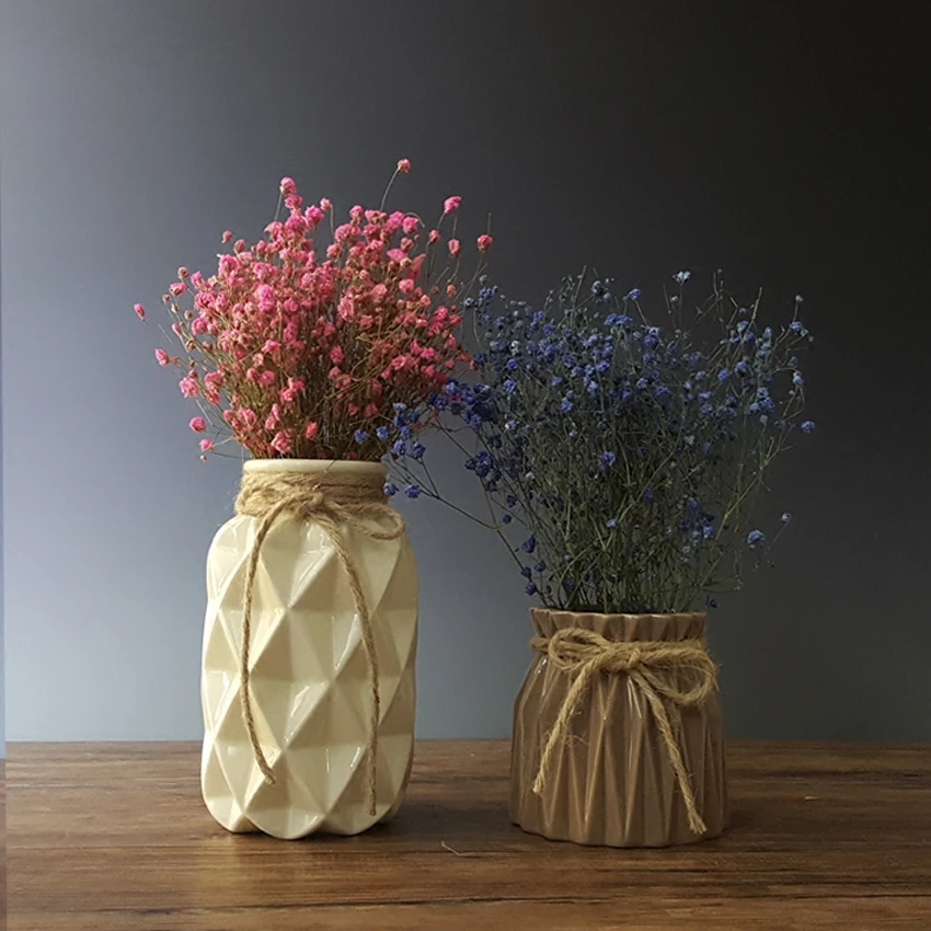 Домашняя керамическая ваза для цветов декоративная Современная столешница